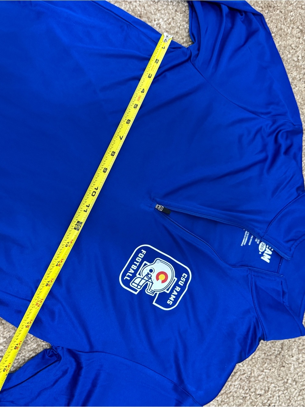 CSU Rams Blue Quarter-Zip - Picture 3 of 4